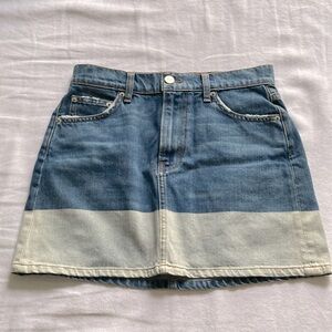 Size 26 Reformation Ella Denim Mini Skirt